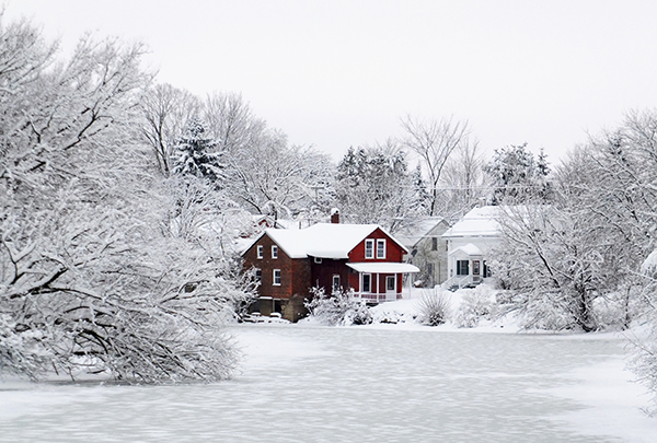 Winter at Stanbridge East